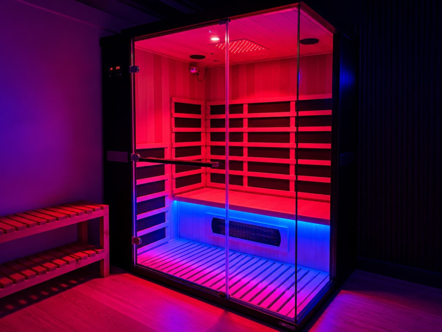Red light infrared sauna